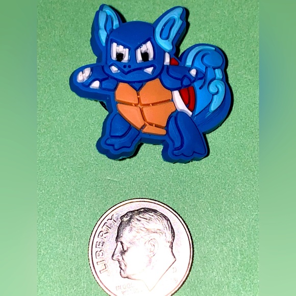 (10 for $15) Pokémon Pokemon Wartortle Crocs Shoe Charms - Picture 1 of 1